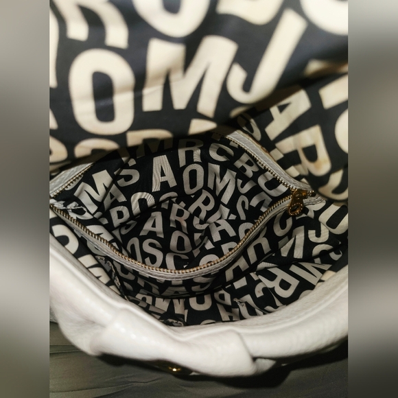 Marc by Marc Jacobs Women’s Natasha Crossbody Bag Genuine Leather Off White - Picture 7 of 9